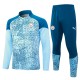 Barn Manchester City Treningsdresser 2023-24 - 1-4 Zip Blå