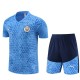 Barn Manchester City Treningstrøye Dress 2023-24 - Shorts Blå