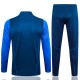 Barn Manchester United Treningsdresser 2023-24 - 1-4 Zip Blå