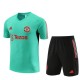 Barn Manchester United Treningstrøye Dress 2023-24 - Shorts Grønn