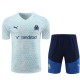 Barn Olympique de Marseille Treningstrøye Dress 2023-24 - Shorts Blå