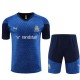 Barn Olympique de Marseille Treningstrøye Dress 2023-24 - Shorts Marineblå