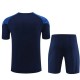 Barn Olympique de Marseille Treningstrøye Dress 2023-24 - Shorts Marineblå