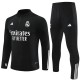 Barn Real Madrid Treningsdresser 2023-24 - 1-4 Zip Svart