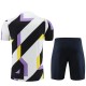 Barn Real Madrid Treningstrøye Dress 2023-24 - Shorts Svart Purple