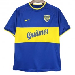 Boca Juniors Hjemmedrakt Retro 2000-2001 Fotballdrakter