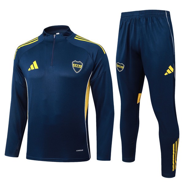 Boca Juniors Treningsdress 2025-26 - 1-4 Zip Blå Boca Juniors Treningsdress 2025-26 - 1-4 Zip Blå