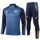 Boca Juniors Treningsdresser 2024-25 - 1-4 Zip Blå