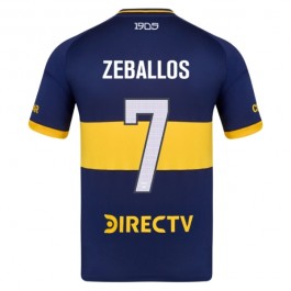 Boca Juniors Zeballos 7 Hjemmedraktsett 2025-2026 Fotballdrakter