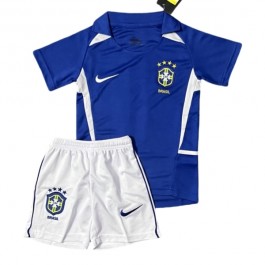 Brasil Bortedrakt Barn Retro 2002 Fotballdrakter
