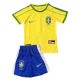 Brasil Hjemmedrakt Barn Retro 1998 Fotballdrakter