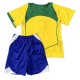 Brasil Hjemmedrakt Barn Retro 2004 Fotballdrakter