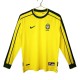 Brasil Hjemmedrakt Retro 1998 L/S Fotballdrakter