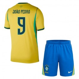 Brasil João Pedro 9 VM Hjemmedrakt Barn 2026
