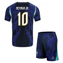 Brasil Neymar Jr. 10 VM Bortedrakt Barn 2026