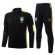 Brasil Tracksuit Barn 2026-27 - 1-4 Zip Svart