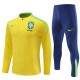 Brasil Treningsdresser 2024-25 - 1-4 Zip Gul