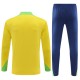 Brasil Treningsdresser Barn 2024-25 - 1-4 Zip Gul