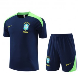 Brasil Treningstrøye Dress Barn 2024-25 - Shorts Marineblå