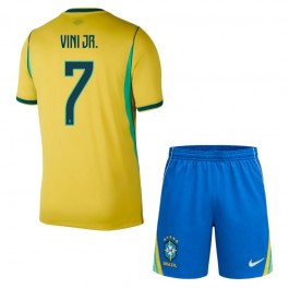Brasil Vini Jr. 7 VM Hjemmedrakt Barn 2026