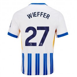 Brighton Hove Albion Wieffer 27 Hjemmedrakt 2024-2025 Fotballdrakter