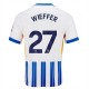 Brighton Hove Albion Wieffer 27 Hjemmedrakt 2024-2025 Fotballdrakter