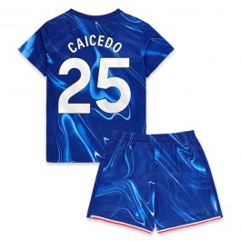 Chelsea Caicedo 25 Hjemmedrakt Barn 2024-2025 Fotballdrakter