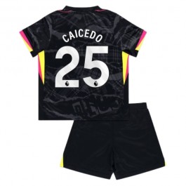 Chelsea Caicedo 25 Tredjedrakt Barn 2024-2025 Fotballdrakter