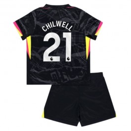Chelsea Chilwell 21 Tredjedrakt Barn 2024-2025 Fotballdrakter