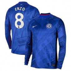 Chelsea Enzo 8 Hjemmedrakt 2025-2026 L/S Fotballdrakter