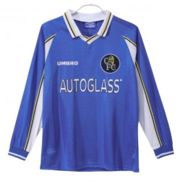 Chelsea Hjemmedrakt Retro 1997-1999 L/S Fotballdrakter