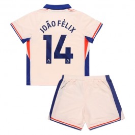 Chelsea João Félix 14 Bortedrakt Barn 2024-2025 Fotballdrakter