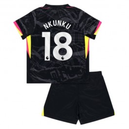 Chelsea Nkunku 18 Tredjedrakt Barn 2024-2025 Fotballdrakter