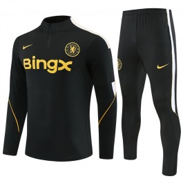 Chelsea Tracksuit Barn 2026-27 - 1-4 Zip Svart