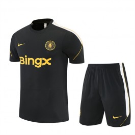 Chelsea Treningsdrakt + Shorts Barn 2026-27 Svart
