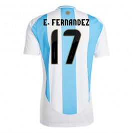 Copa América 2024 Argentina E.Fernandez 17 Hjemmedrakt