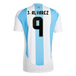 Copa América 2024 Argentina J.Alvarez 9 Hjemmedrakt