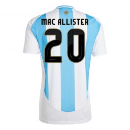 Copa América 2024 Argentina Mac Allister 20 Hjemmedrakt
