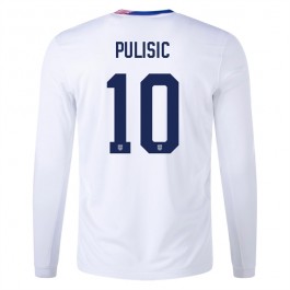 Copa América 2024 USA Pulisic 10 Hjemmedrakt L/S