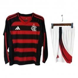 CR Flamengo Hjemmedrakt Barn 2025-2026 L/S Fotballdrakter