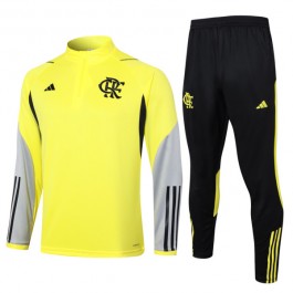 CR Flamengo Treningsdresser 2024-25 - 1-4 Zip Gul