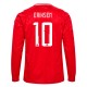 Danmark Eriksen 10 Hjemmedrakt 2024 L/S Fotballdrakter