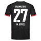 Eintracht Frankfurt M.Götze 27 Bortedrakt 2024-2025 Fotballdrakter