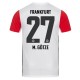 Eintracht Frankfurt M.Götze 27 Hjemmedrakt 2024-2025 Fotballdrakter