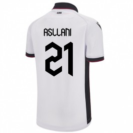 EM 2024 Albania Asllani 21 Bortedrakt Fotballdrakter