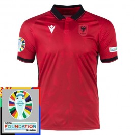 EM 2024 Albania Hjemmedrakt Fotballdrakter Patch