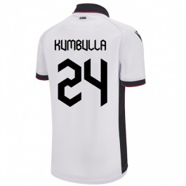 EM 2024 Albania Kumbulla 24 Bortedrakt Fotballdrakter