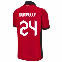 EM 2024 Albania Kumbulla 24 Hjemmedrakt Fotballdrakter
