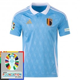 EM 2024 Belgia Bortedrakt Fotballdrakter Patch