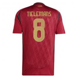 EM 2024 Belgia Tielemans 8 Hjemmedrakt Fotballdrakter